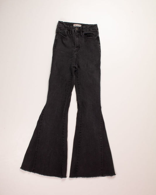 Black YMI Flare Jeans, 5