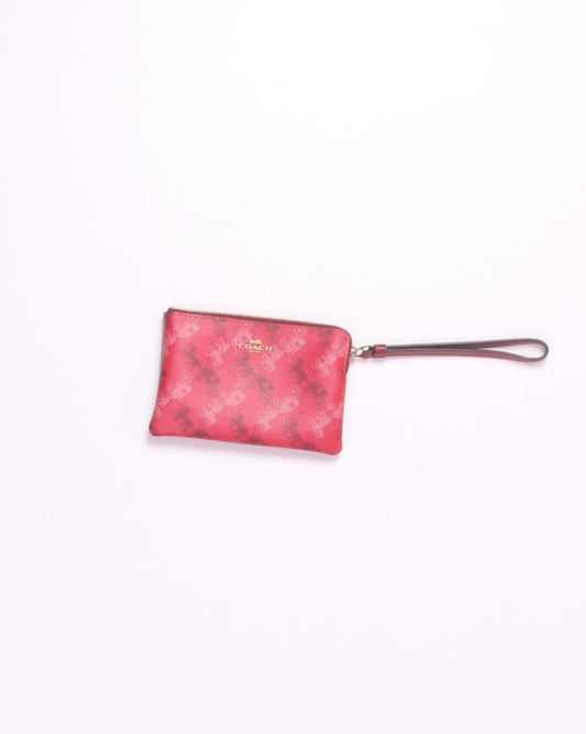 Red Coach Wristlet