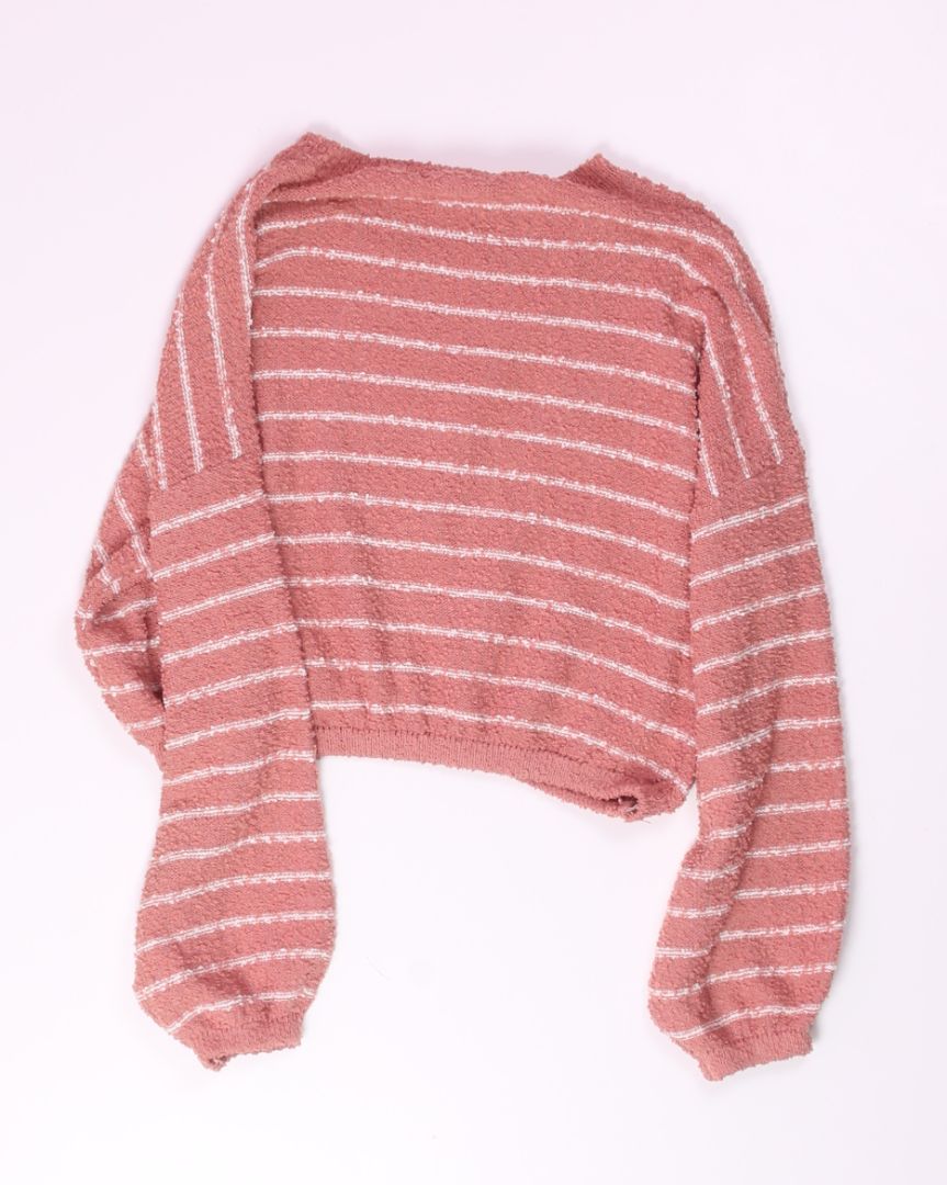 Red Altar'd State Cropped Sweater, M/L