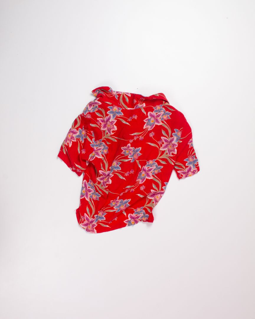 Red Forever 21 Button Down, S