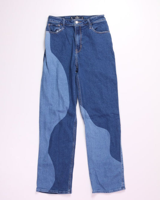 Two Toned Wash Hollister Dad Jeans, 5