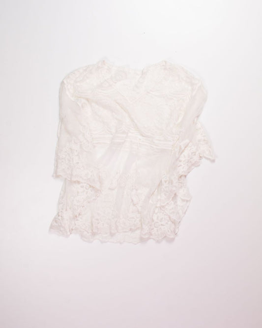 White Shein Blouse, OS
