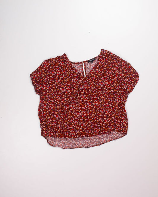 Brown Madewell Blouse, M