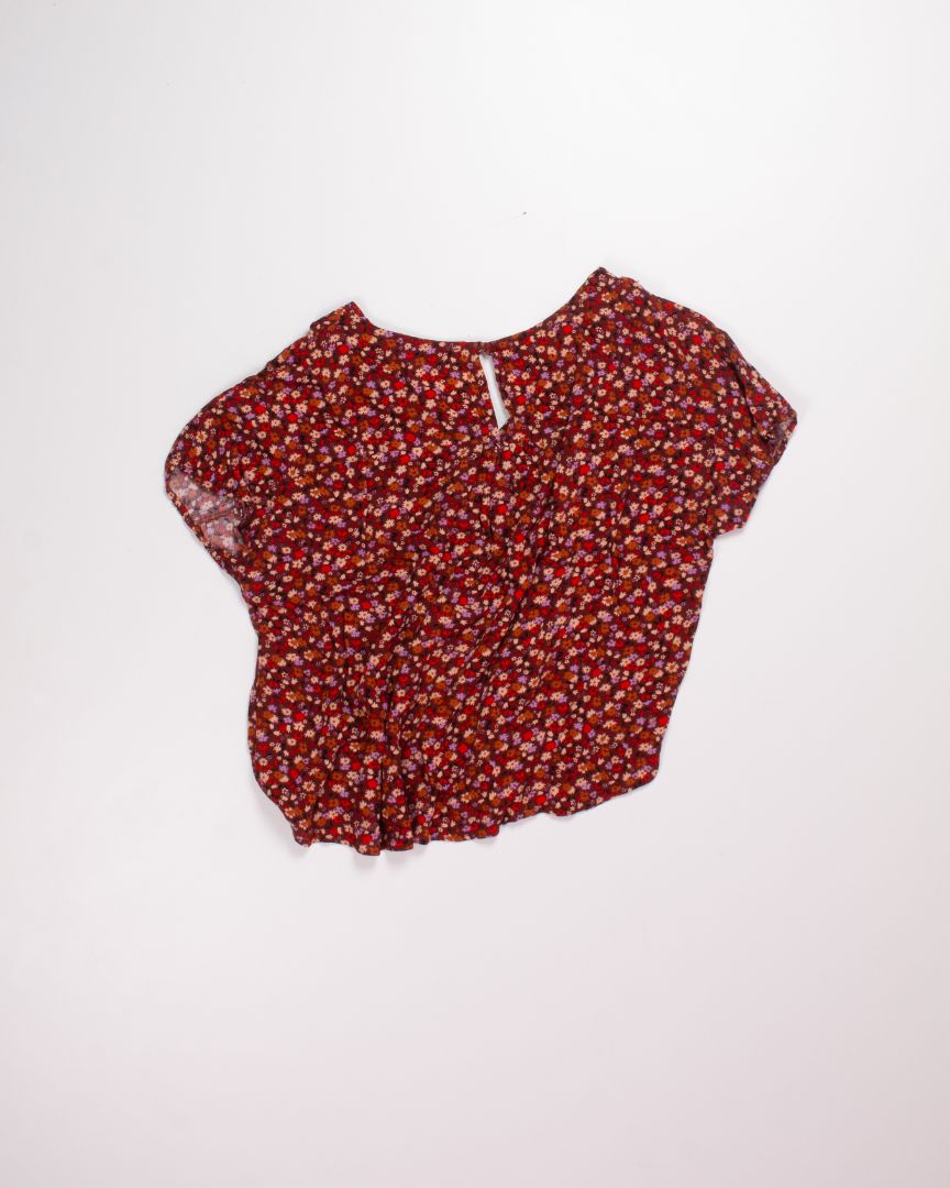 Brown Madewell Blouse, M