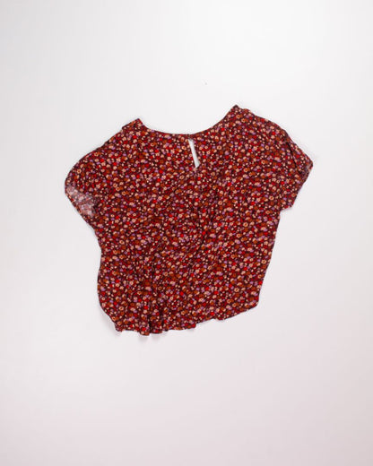 Brown Madewell Blouse, M