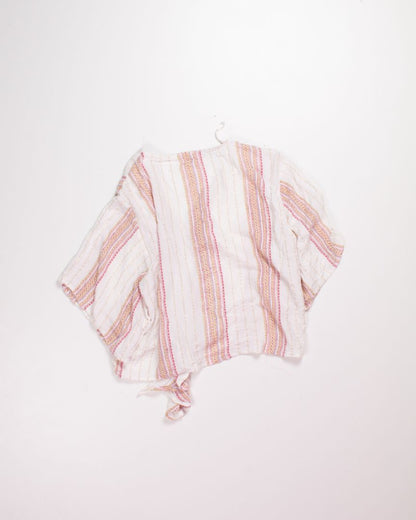 White LoveStitch Blouse, L