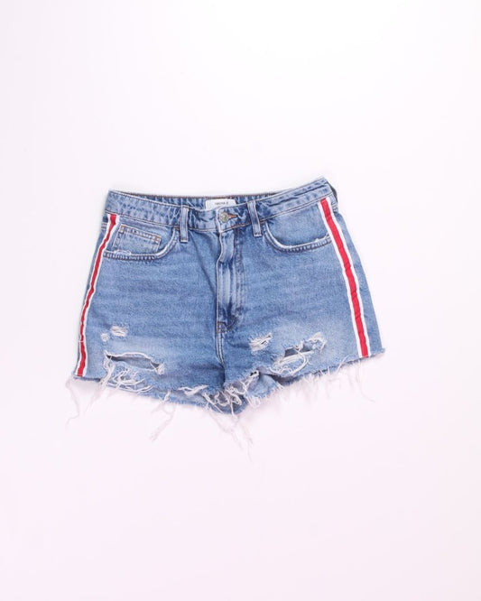 Forever21 Cutoff Denim Shorts, 4