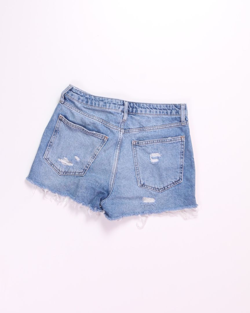 Forever21 Cutoff Denim Shorts, 4