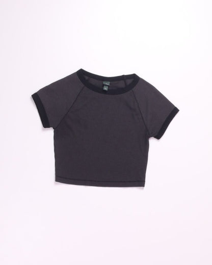 Gray Wild Fable Baby Tee, XS