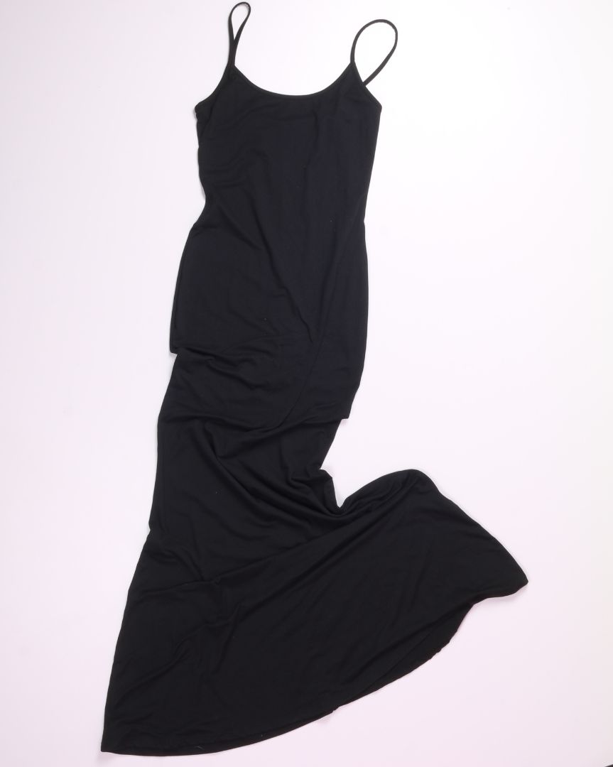 Black Shein Bodycon Maxi Dress, S