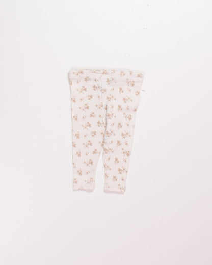 White Timberland Leggings, 3-6M
