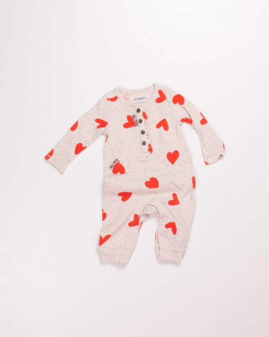 Cream Old Navy Jumpsuit, 6-12M