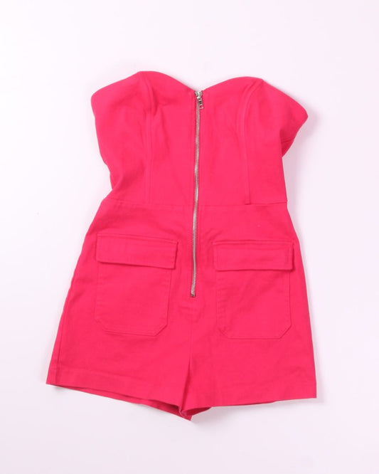 Pink Robin K Romper, S