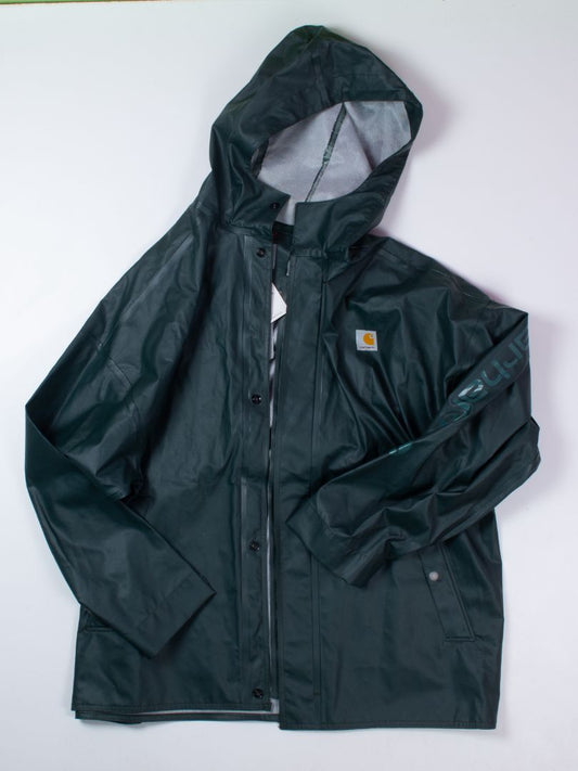 Green Carhartt Rain Coat, XL