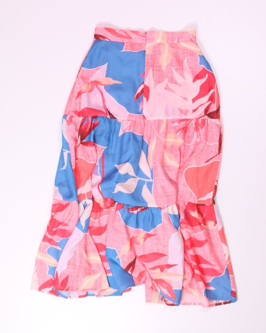 Pink Sweet Lemon Maxi Skirt, S