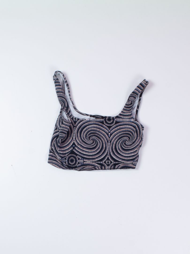 B&W Forever21 Cropped Tank, M