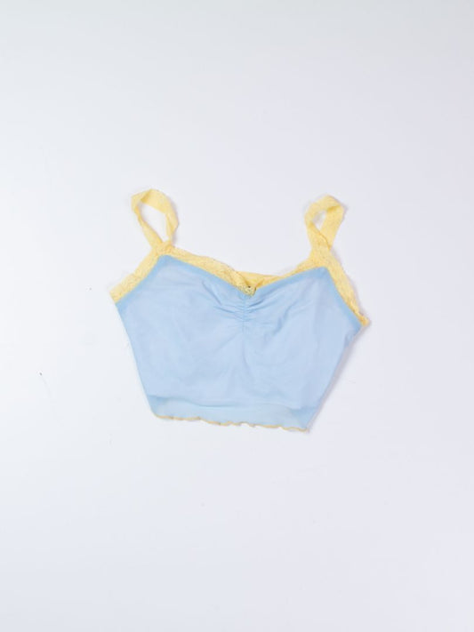 Blue Cider Cropped Tank, M