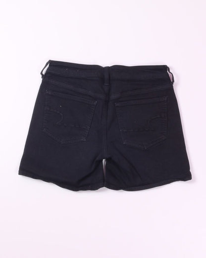 Black American Eagle Denim Shorts, 6