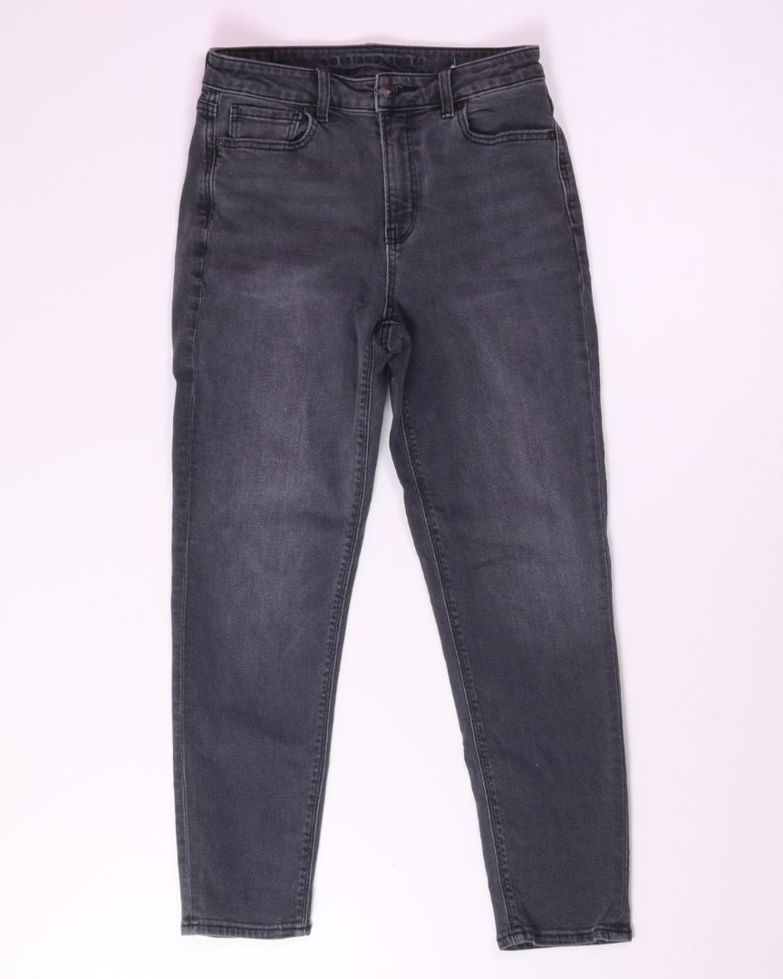 Black American Eagle Mom Jeans, 4