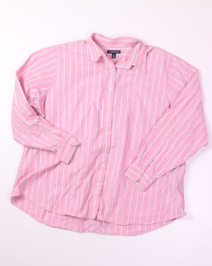 Pink Lands' End Button Down, 2X