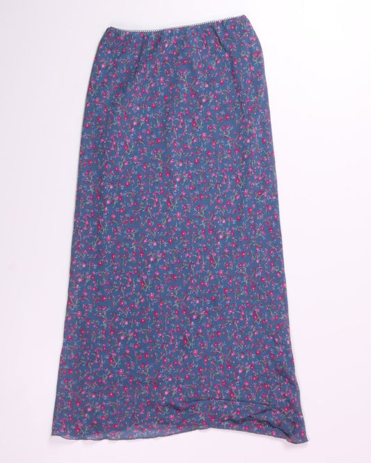 Blue Wild Fable Maxi Skirt, S