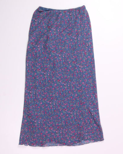 Blue Wild Fable Maxi Skirt, S