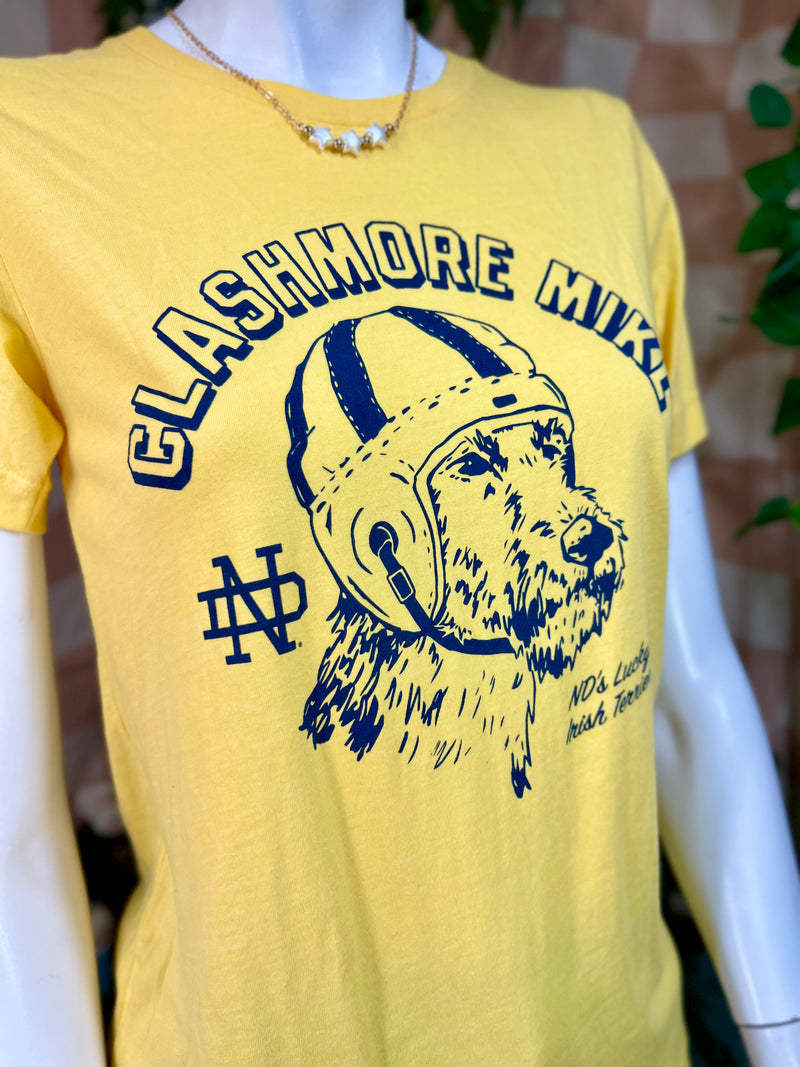 Yellow Homefield Clashmore Mike Graphic Tee, S