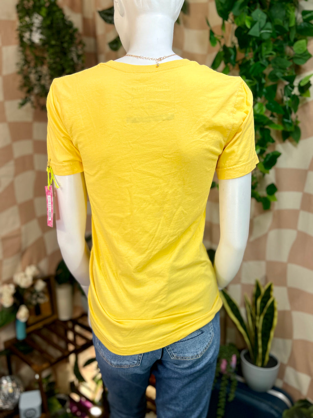 Yellow Homefield Clashmore Mike Graphic Tee, S