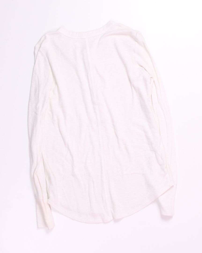 White Aerie Buttoned Long Sleeve, S