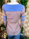 Blue & Pink Gilded Intent Thermal, S