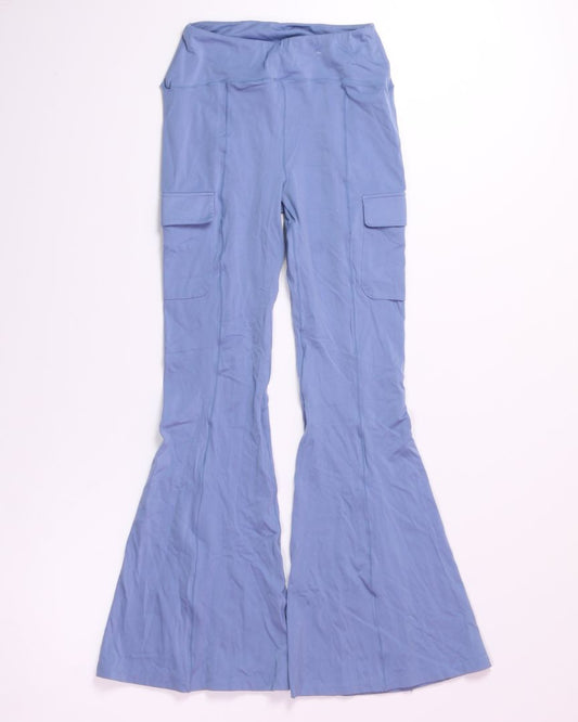 Blue Happily Grey Flare Leggings, S