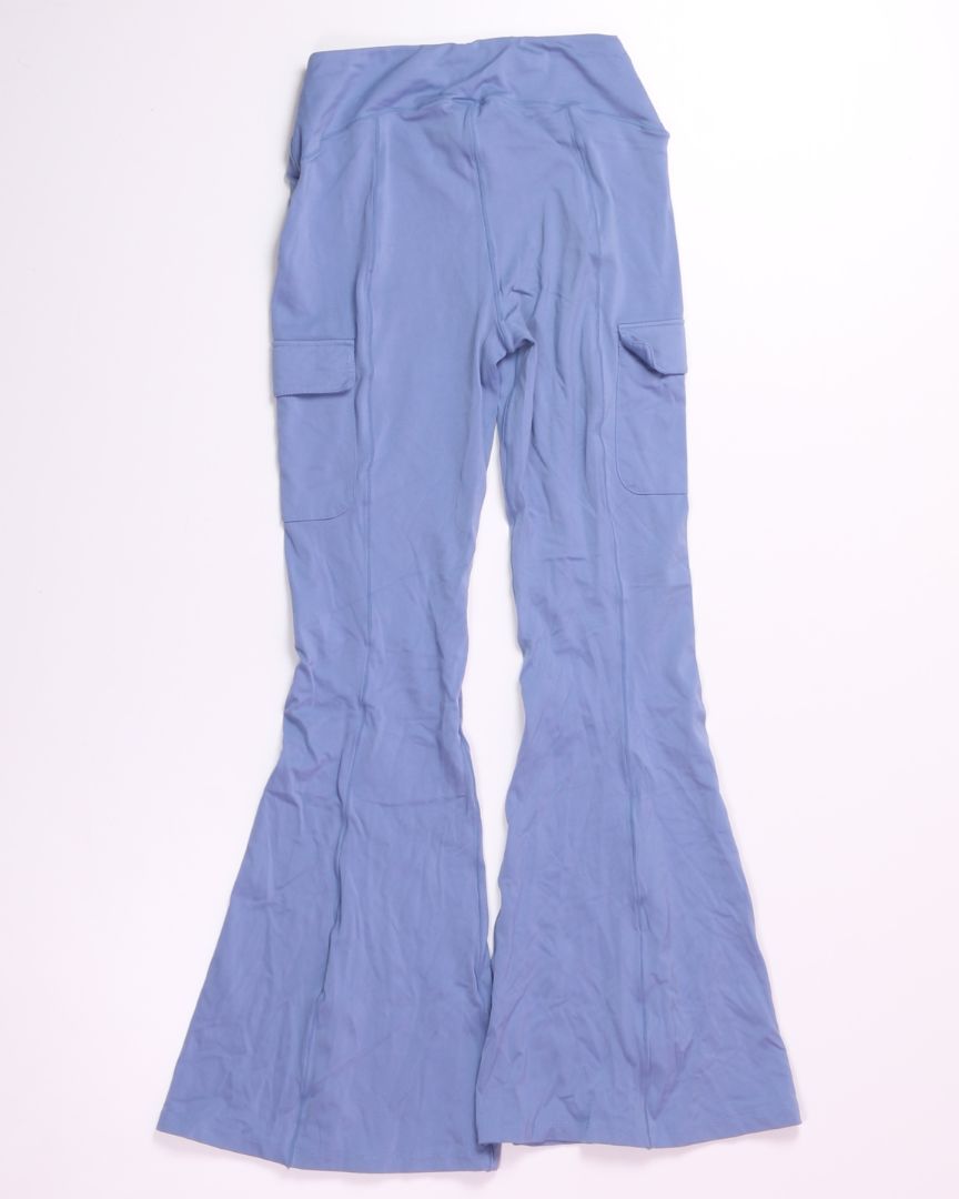 Blue Happily Grey Flare Leggings, S