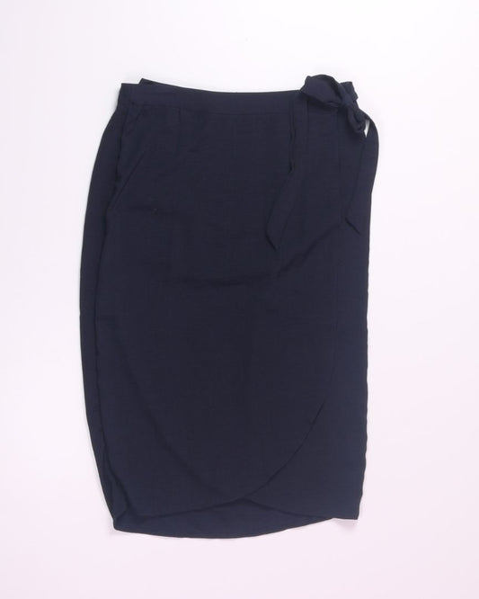 Black Maurices Wrap Skirt, M