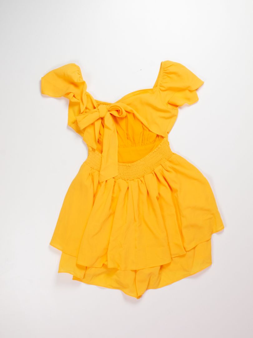 Yellow Exlura Romper, S
