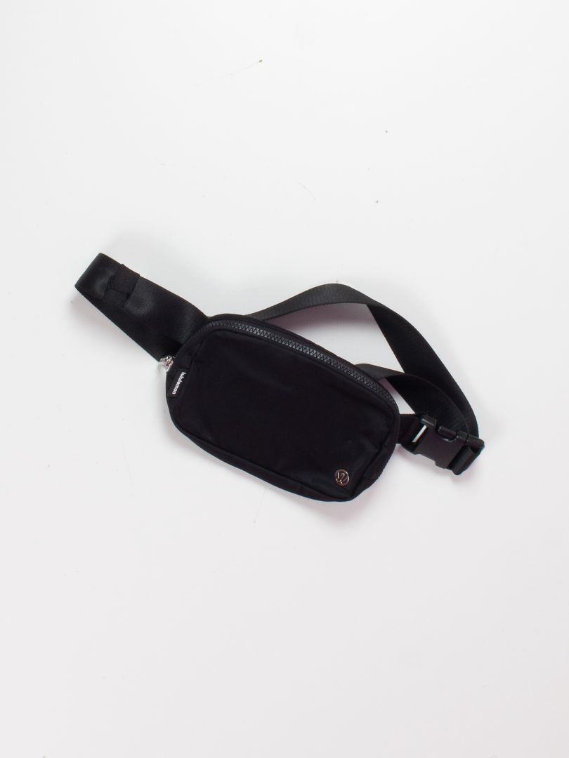 Blacl/Gold/Purple Lululemon Sling Bag
