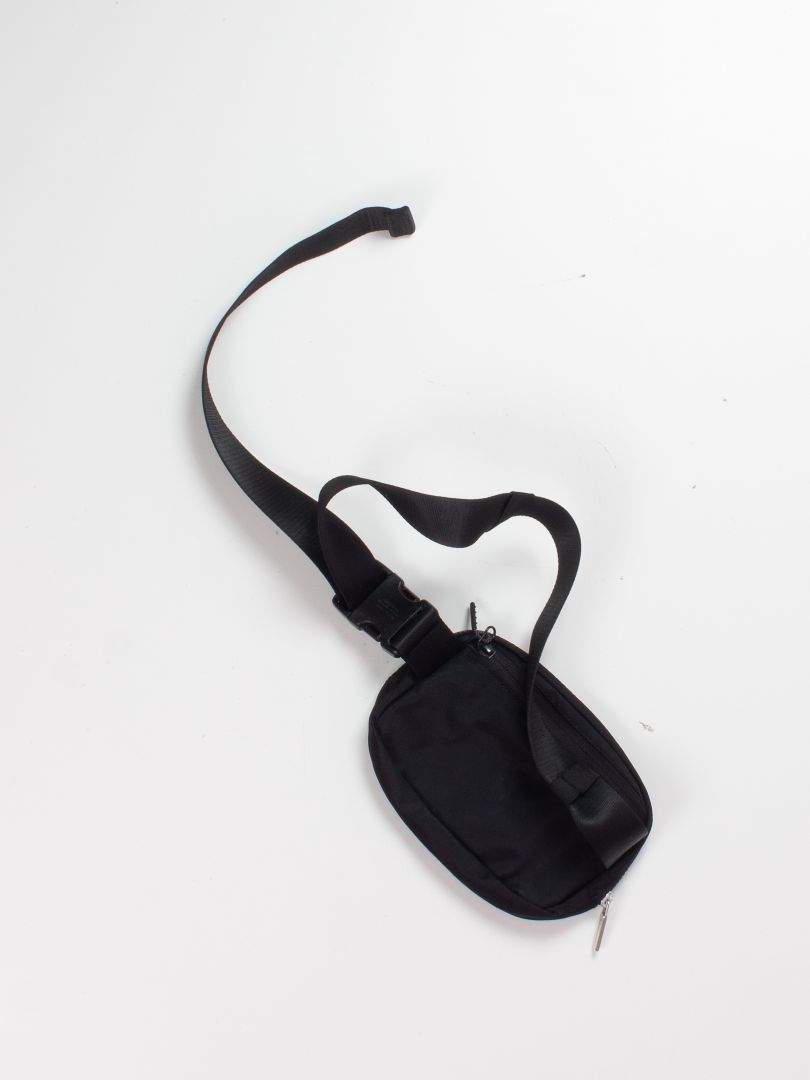 Blacl/Gold/Purple Lululemon Sling Bag
