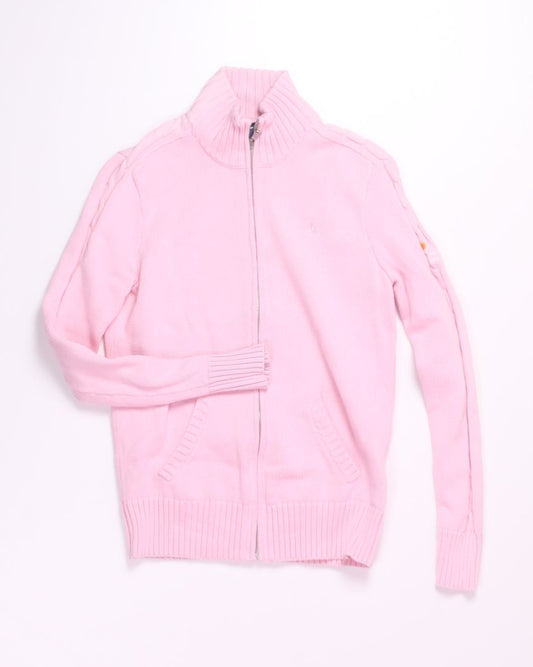 Pink Ralph Lauren Golf Zip Up Sweater, M