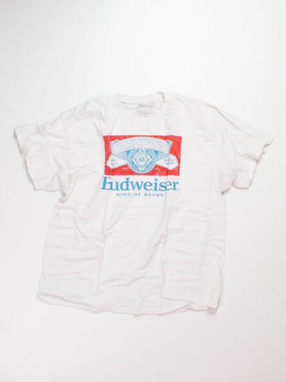 White Budweiser Graphic Tee, XL
