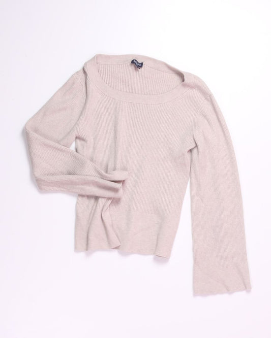 Cream Splendid Ribbed Long Sleeve, S