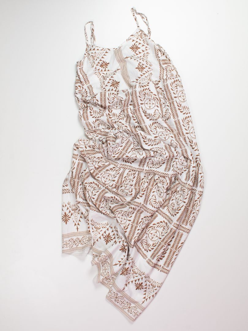 White Shein Maxi Dress, S