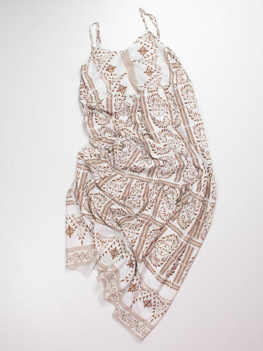 White Shein Maxi Dress, S