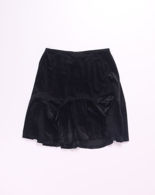 Black Blue Rain MIni Skirt, S