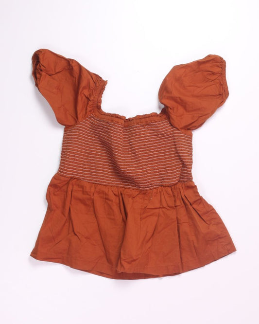 Orange Old Navy Peasant Top, XL Tall
