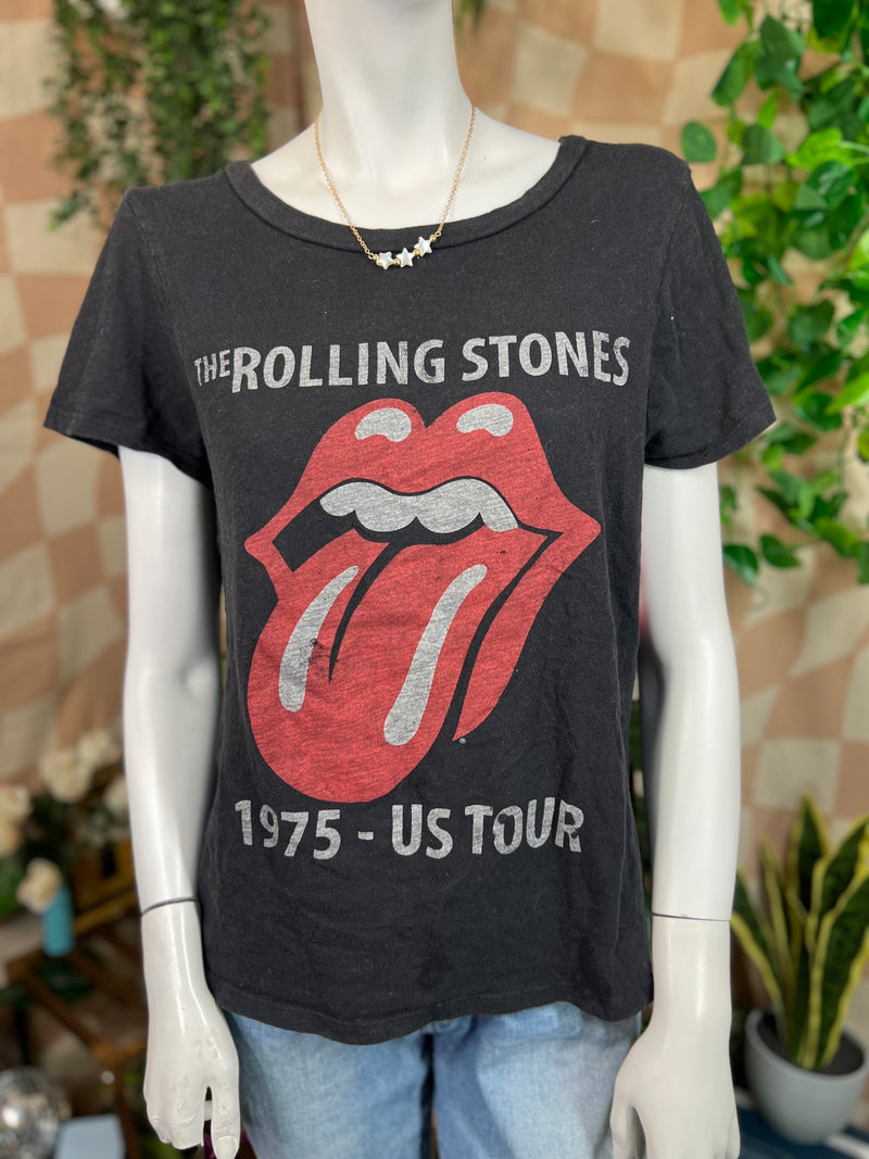 Black The Rolling Stones Graphic Tee, XL