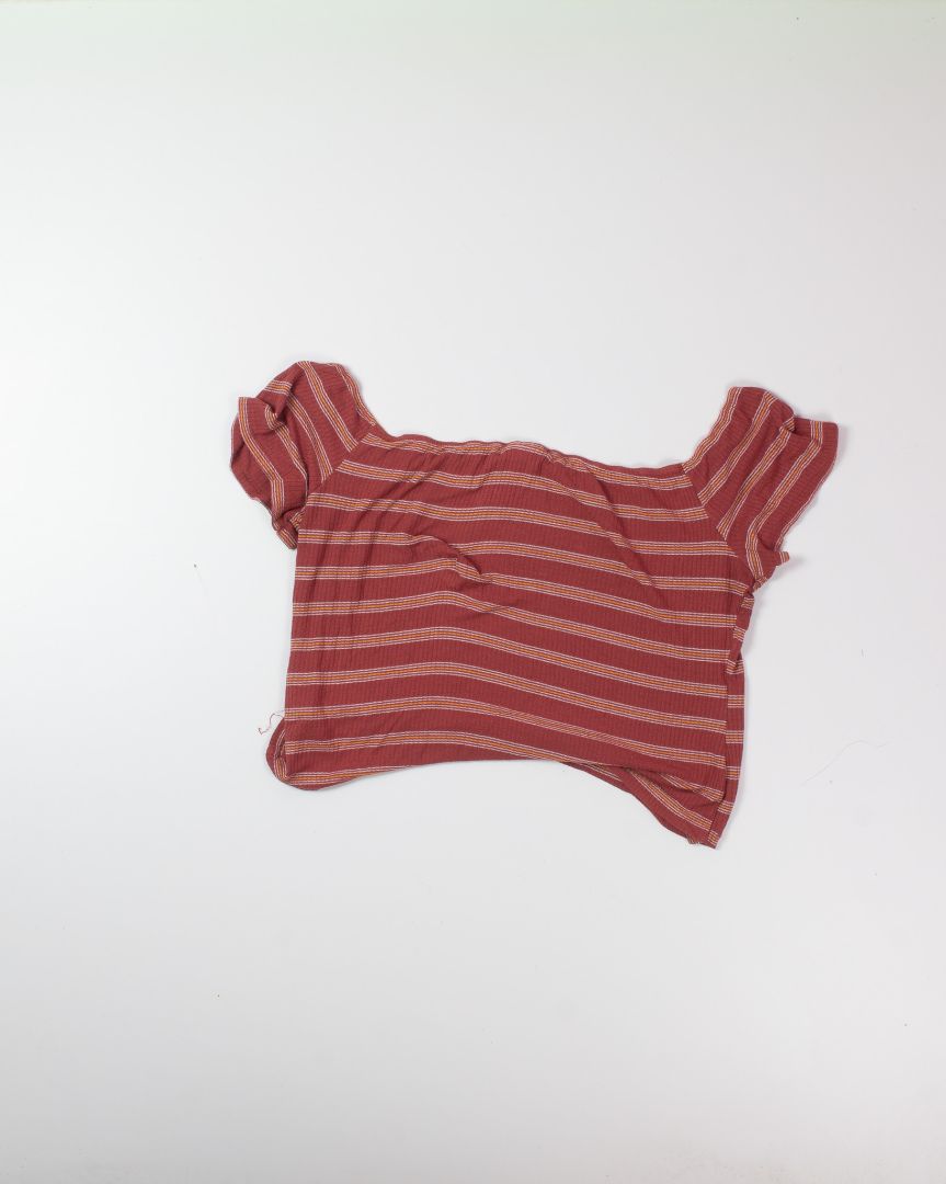 Red Mossimo Off the Shoulder Tee, 1X