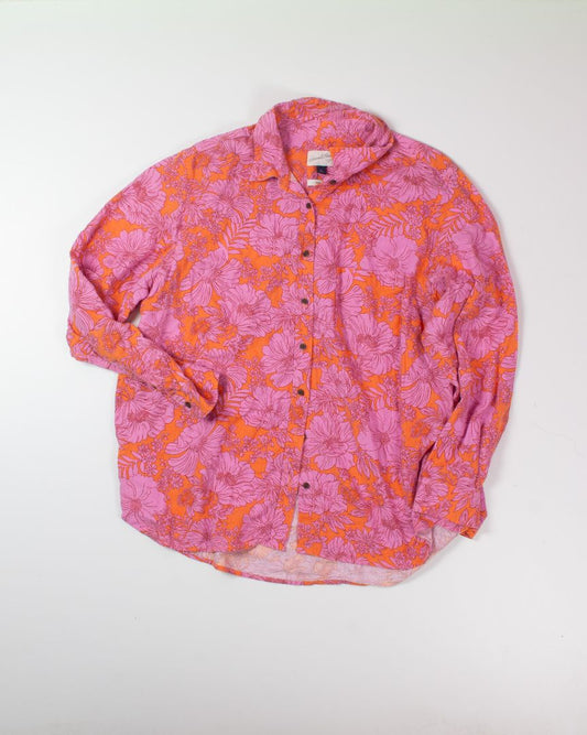 Pink Universal Thread Button Down, 1X