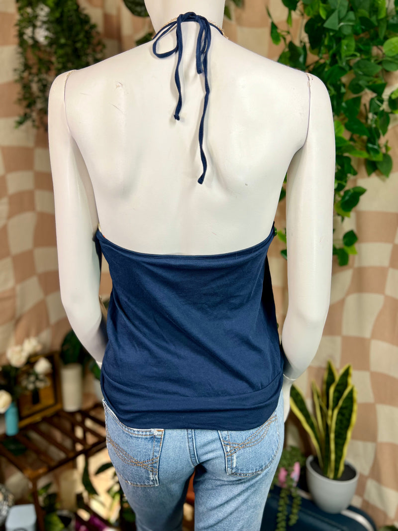 Blue Banana Republic Halter Tank, XS