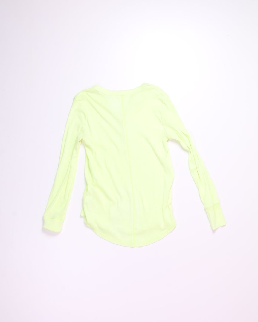 Green Aerie Ribbed Long Sleeve, M