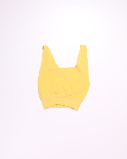 Yellow Thread & Supply Cropped Tank, M