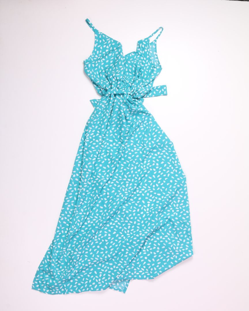 Blue Shein Midi Dress, M